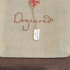 Dogeared sterling silver necklace